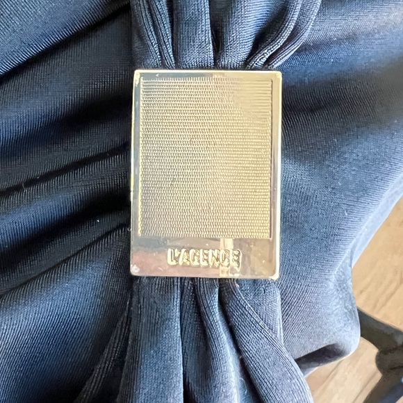 NEW Legance Lisa Plunge One-Piece Swimsuit Black Sz XS - Picture 9 of 10